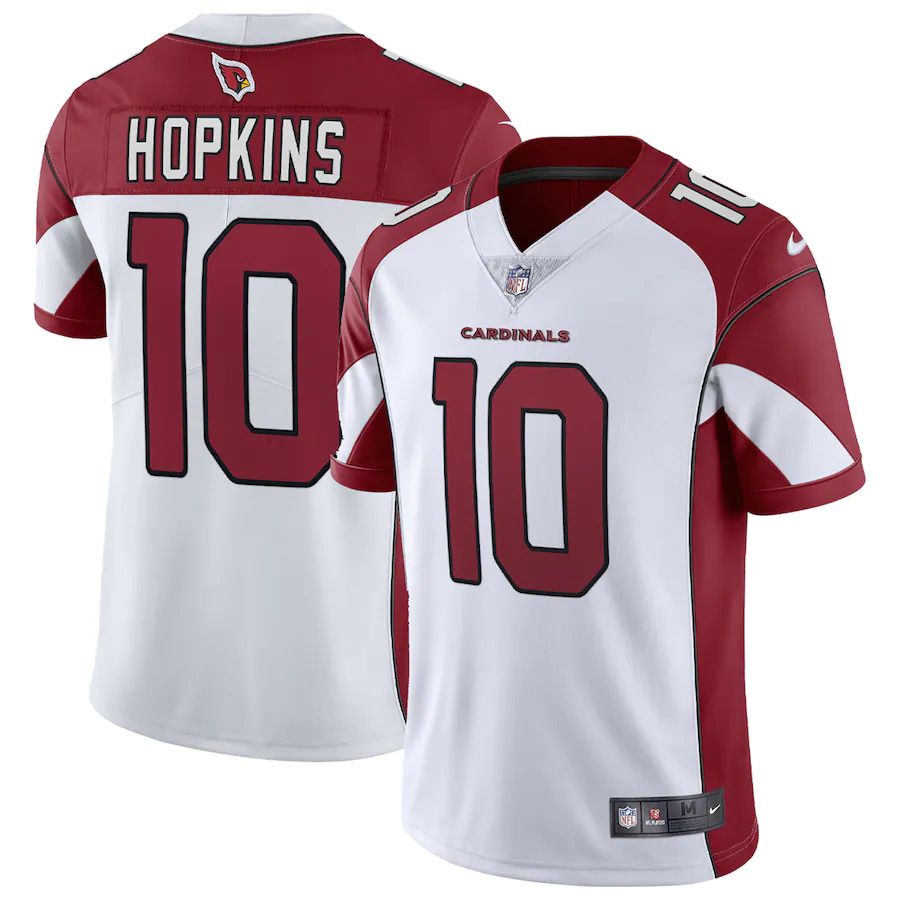 Men Arizona Cardinals 10 DeAndre Hopkins Nike White Vapor Limited NFL Jersey